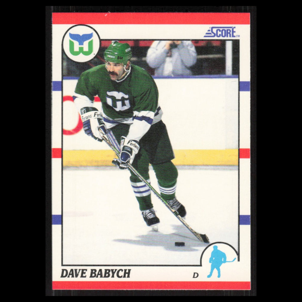Dave Babych #172 1990 Score Hartford Whalers Hockey Card NHL NM