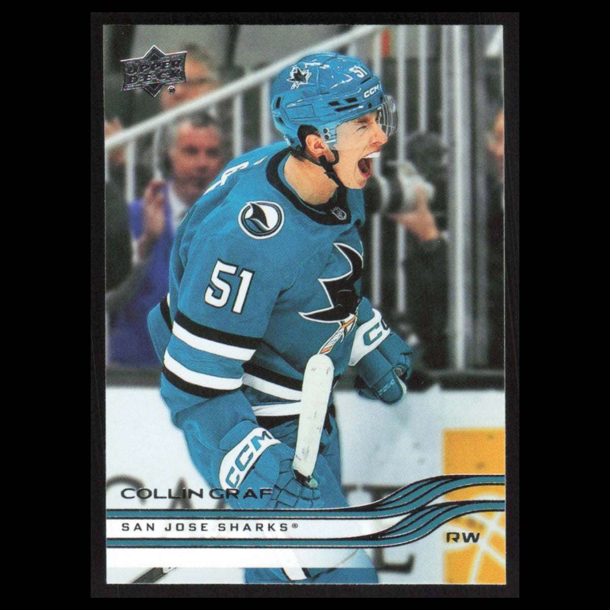 Collin Graf #391 2025 Upper Deck San Jose Sharks Hockey Card NHL NM