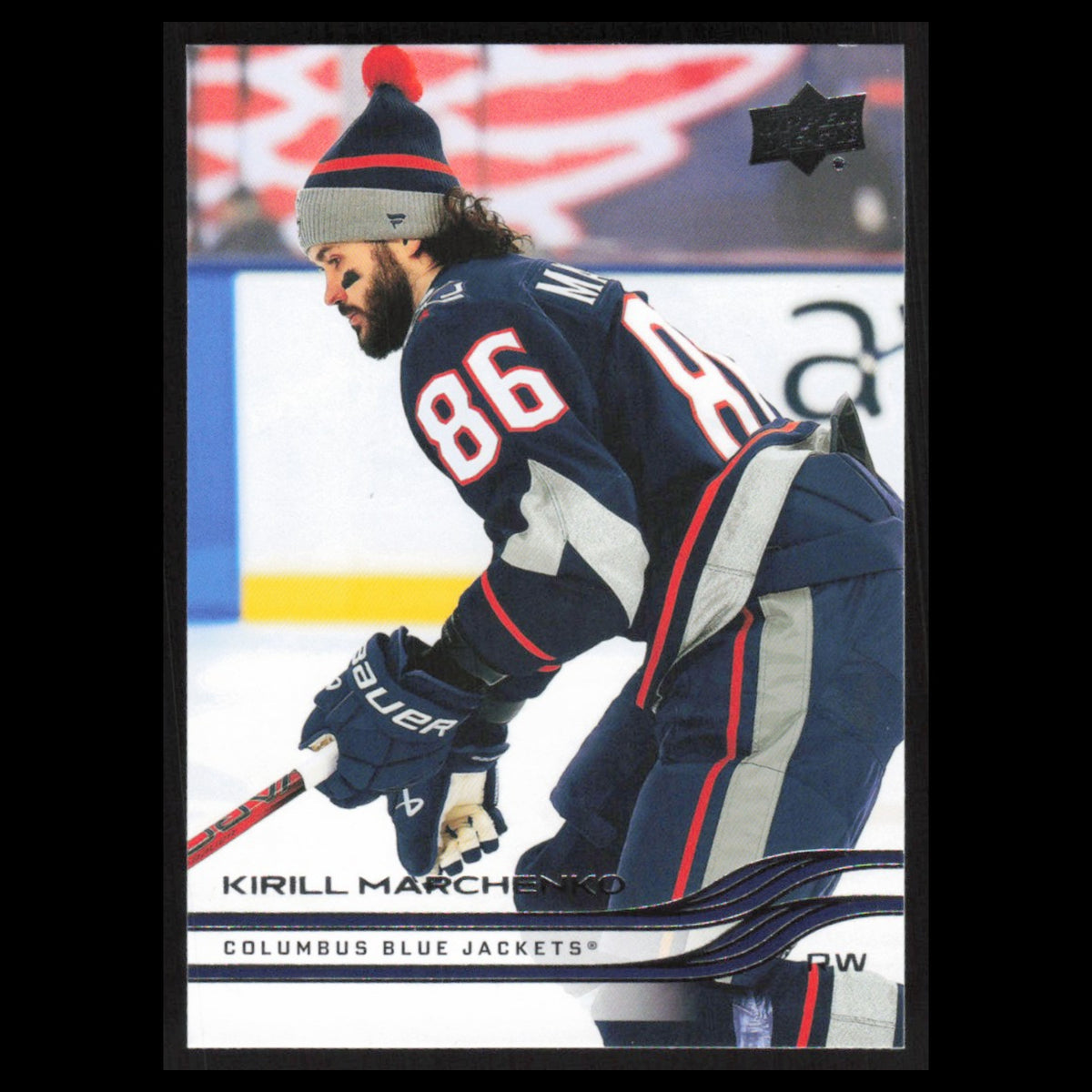 Kirill Marchenko #300 2025 Upper Deck Columbus Blue Jackets Hockey Card NHL NM