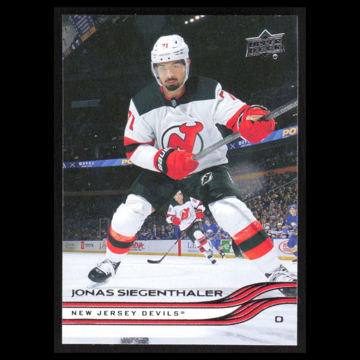 Jonas Siegenthaler #354 2025 Upper Deck New Jersey Devils Hockey Card NHL NM