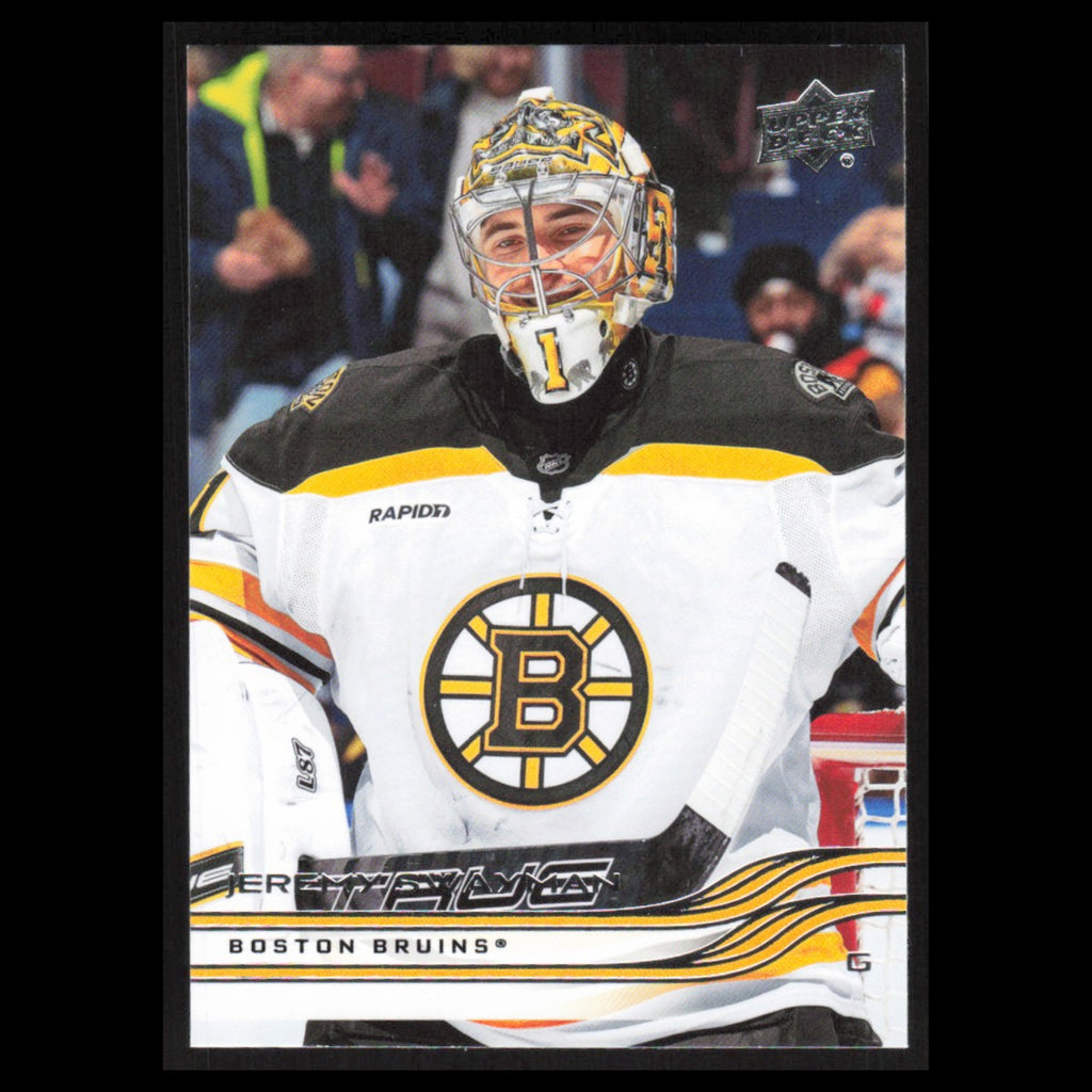 Jeremy Swayman #257 2025 Upper Deck Boston Bruins Hockey Card NHL NM