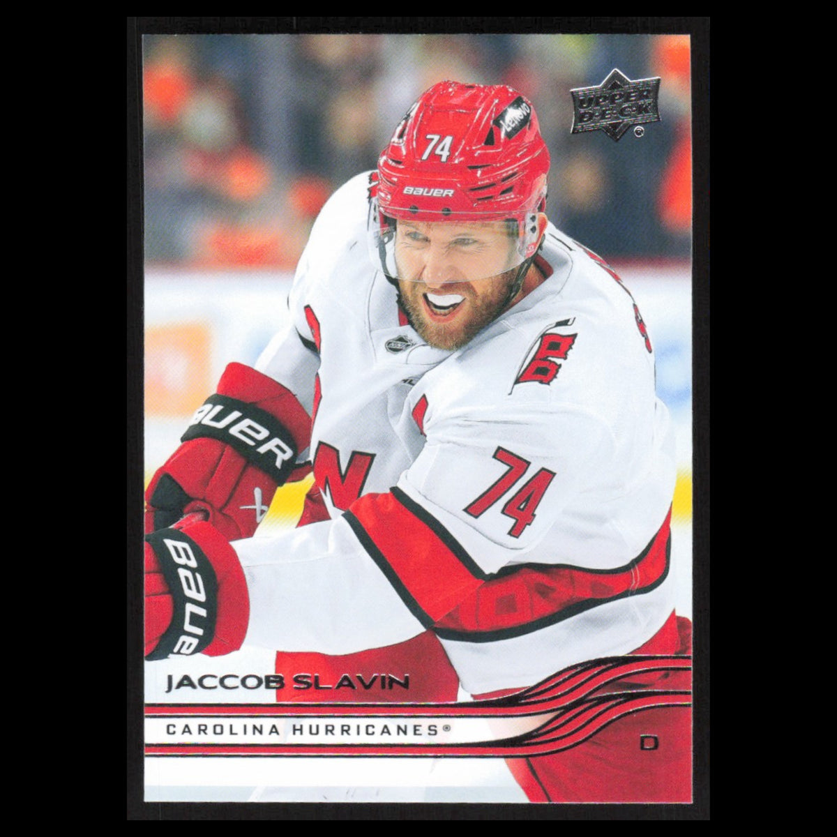 Jaccob Slavin #278 2025 Upper Deck Carolina Hurricanes Hockey Card NHL NM