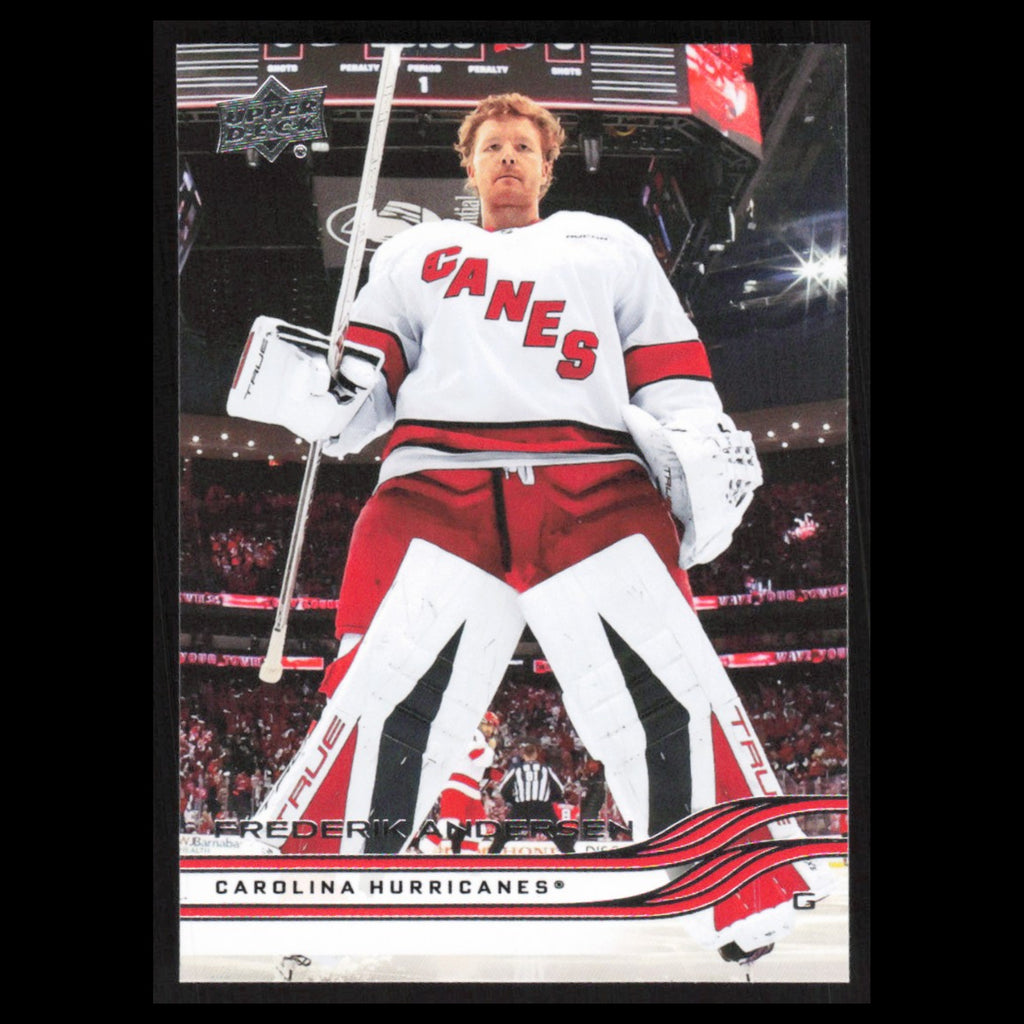 Frederik Andersen #277 2025 Upper Deck Carolina Hurricanes Hockey Card NHL NM
