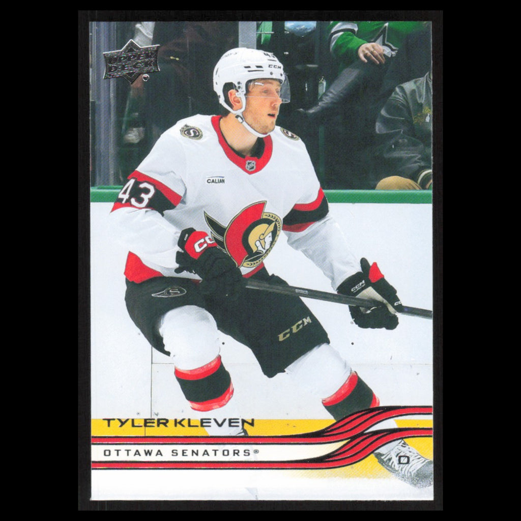 Tyler Kleven #374 2025 Upper Deck Ottawa Senators Hockey Card NHL NM