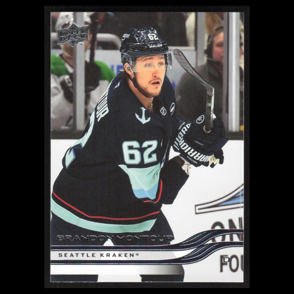 Brandon Montour #395 2025 Upper Deck Seattle Kraken Hockey Card NHL NM