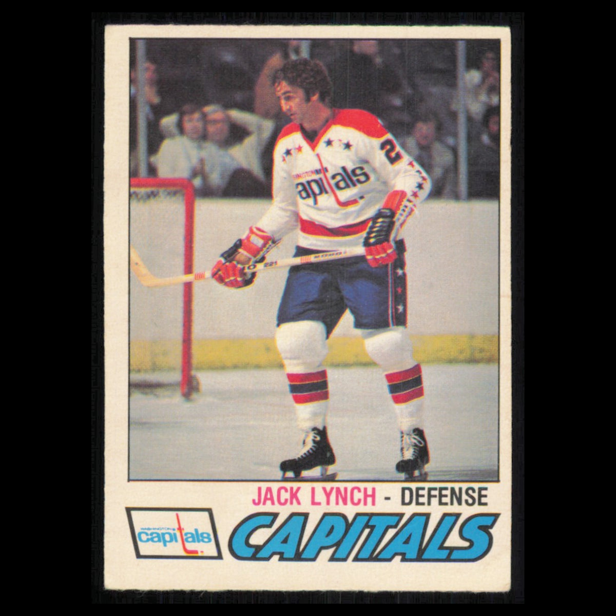Jack Lynch #369 1977 O-Pee-Chee Washington Capitals Hockey Card NHL NM