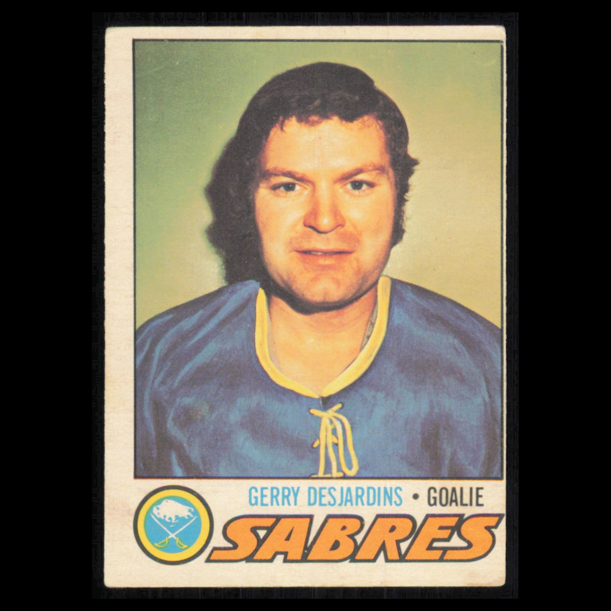 Gerry Desjardins #150 1977 O-Pee-Chee Buffalo Sabres Hockey Card NHL NM