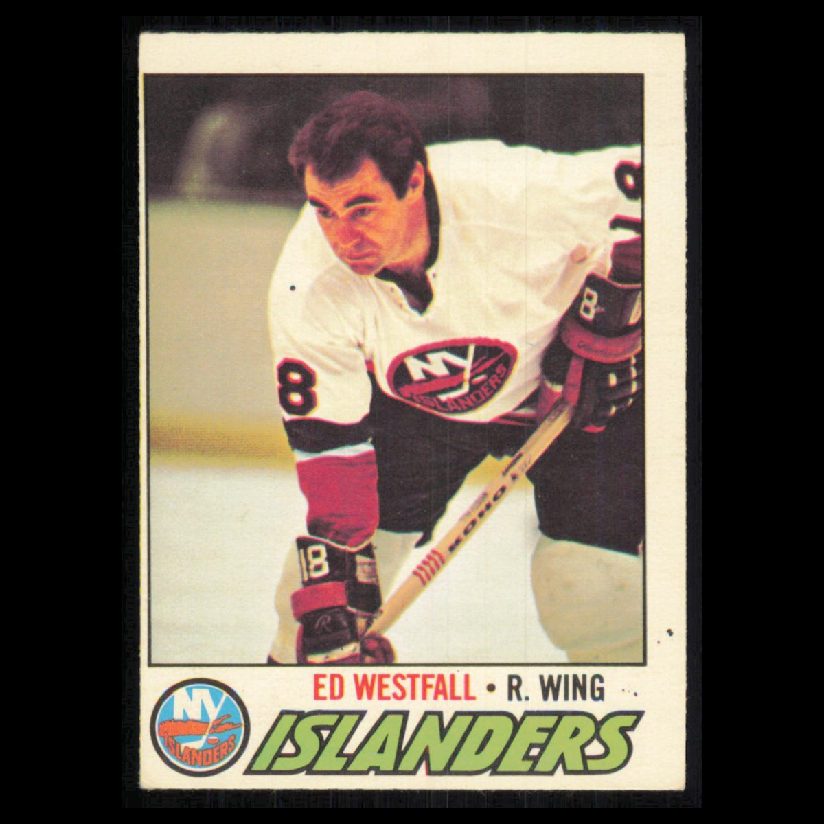 Ed Westfall #153 1977 O-Pee-Chee New York Islanders Hockey Card NHL NM
