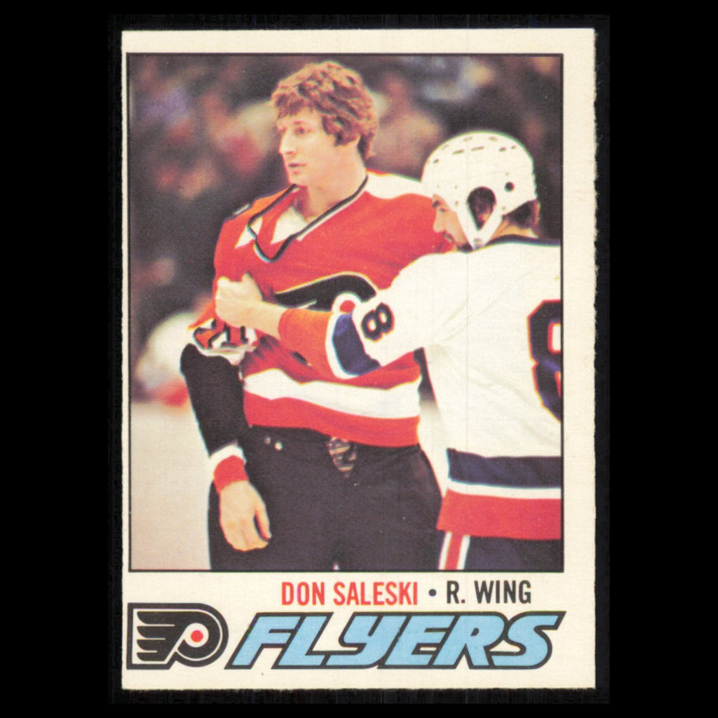 Don Saleski #233 1977 O-Pee-Chee Philadelphia Flyers Hockey Card NHL NM