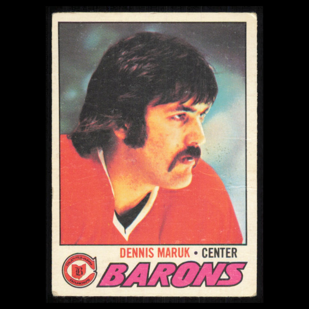 Dennis Maruk #21 1977 O-Pee-Chee Cleveland Barons Hockey Card NHL NM