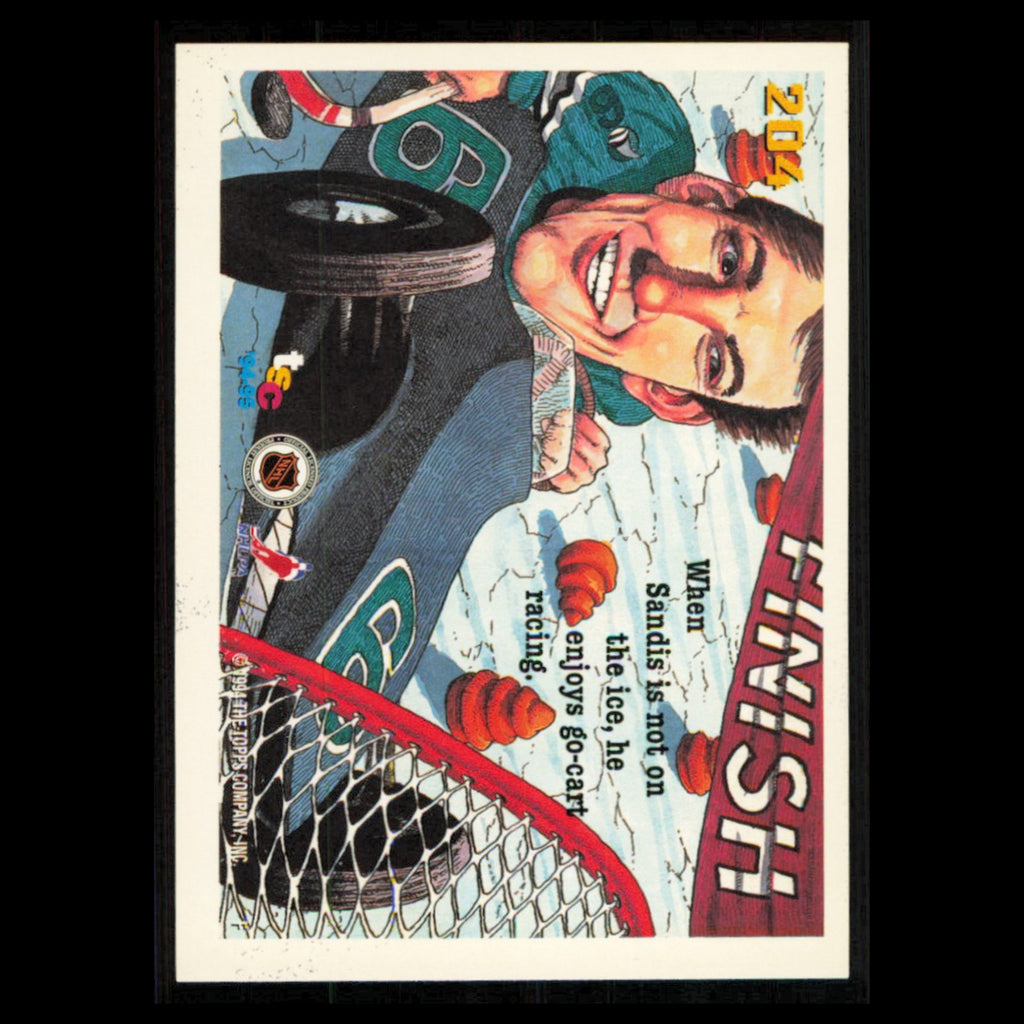 Sandis Ozolinsh #204 1994 Topps Stadium Club Super Teams Stanley Cup Collection