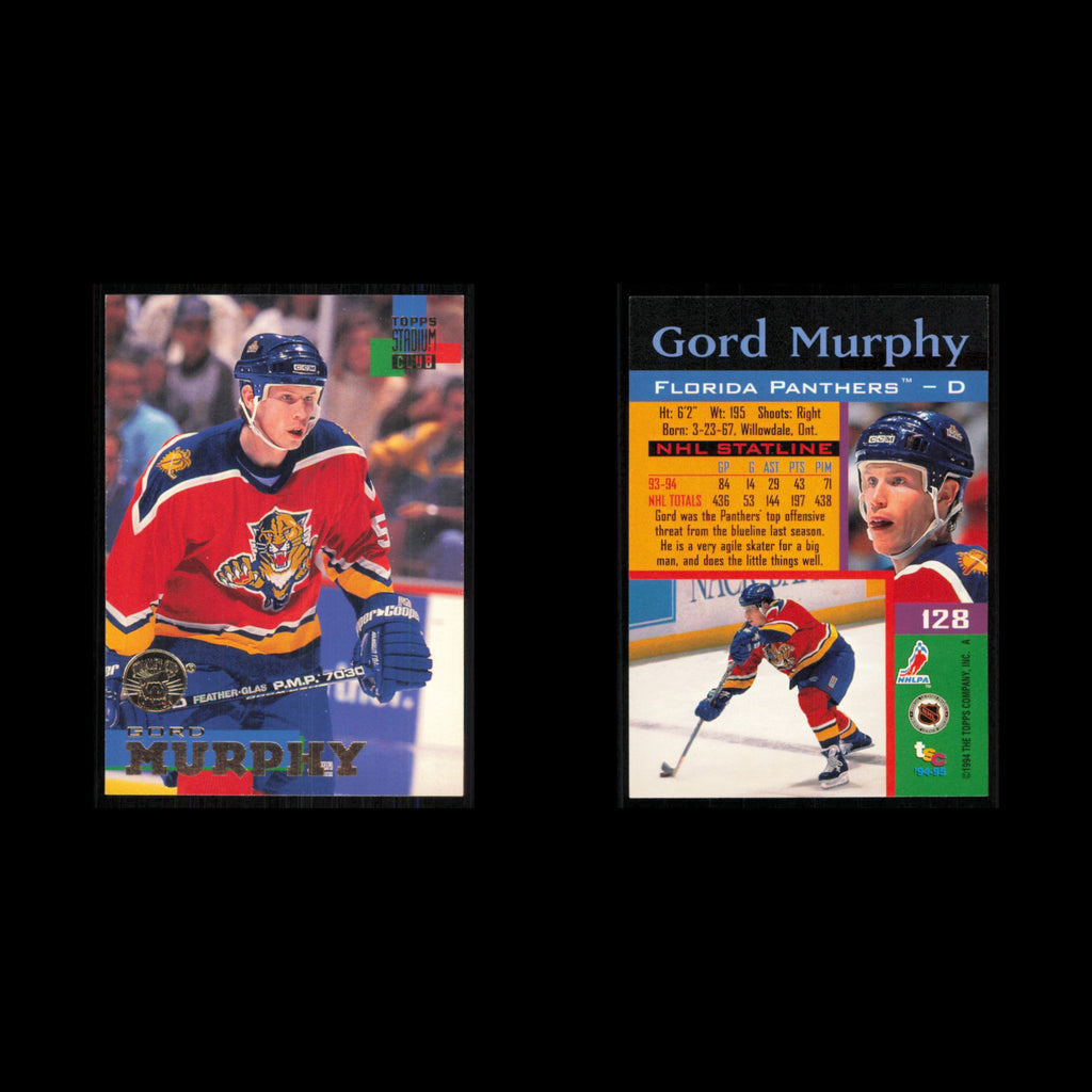Gord Murphy #128 1994 Topps Stadium Club Super Teams Stanley Cup Collection Card
