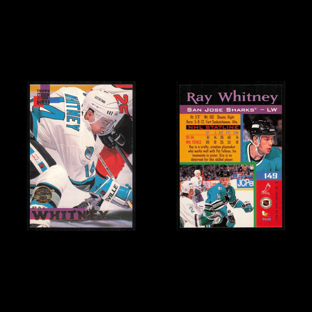 Ray Whitney #149 1994 Topps Stadium Club Super Teams Stanley Cup Collection Card