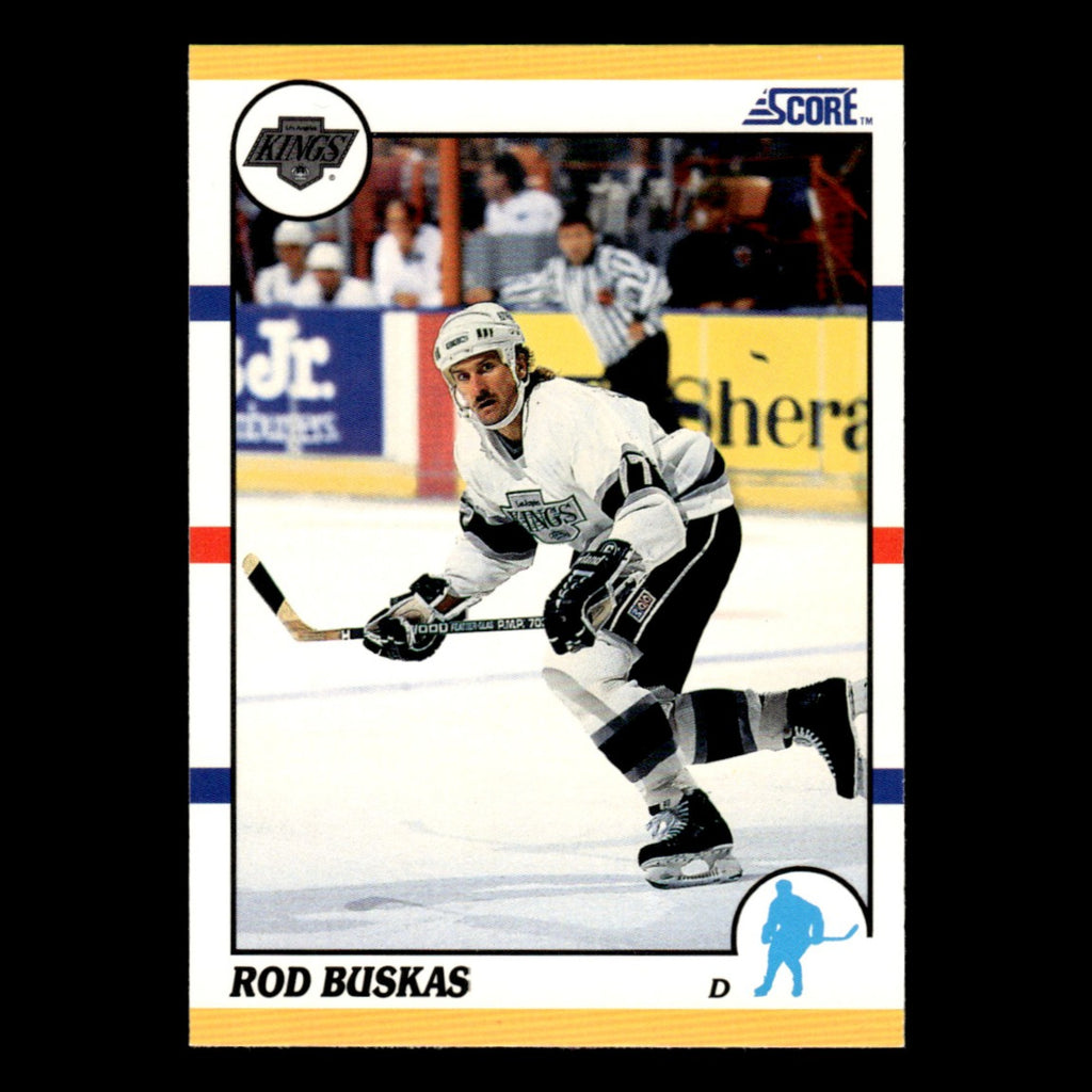 Rod Buskas Rookie #12T 1990 Score Rookie and Traded Los Angeles Kings Hockey NHL