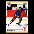 Kevin Miller Rookie #18T 1990 Score Rookie and Traded New York Rangers Hockey NM