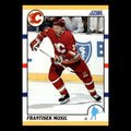 Frank Musil #19T 1990 Score Rookie and Traded Calgary Flames Hockey Card NHL NM