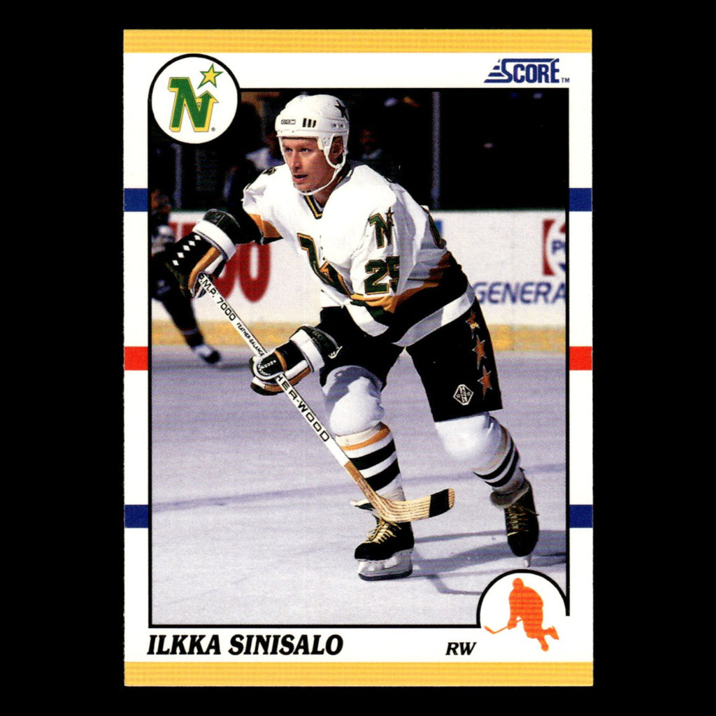 Ilkka Sinisalo #93T 1990 Score Rookie and Traded Minnesota North Stars Hockey NM