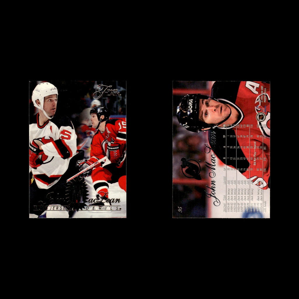 John MacLean #95 1994 Flair New Jersey Devils Hockey Card NHL NM