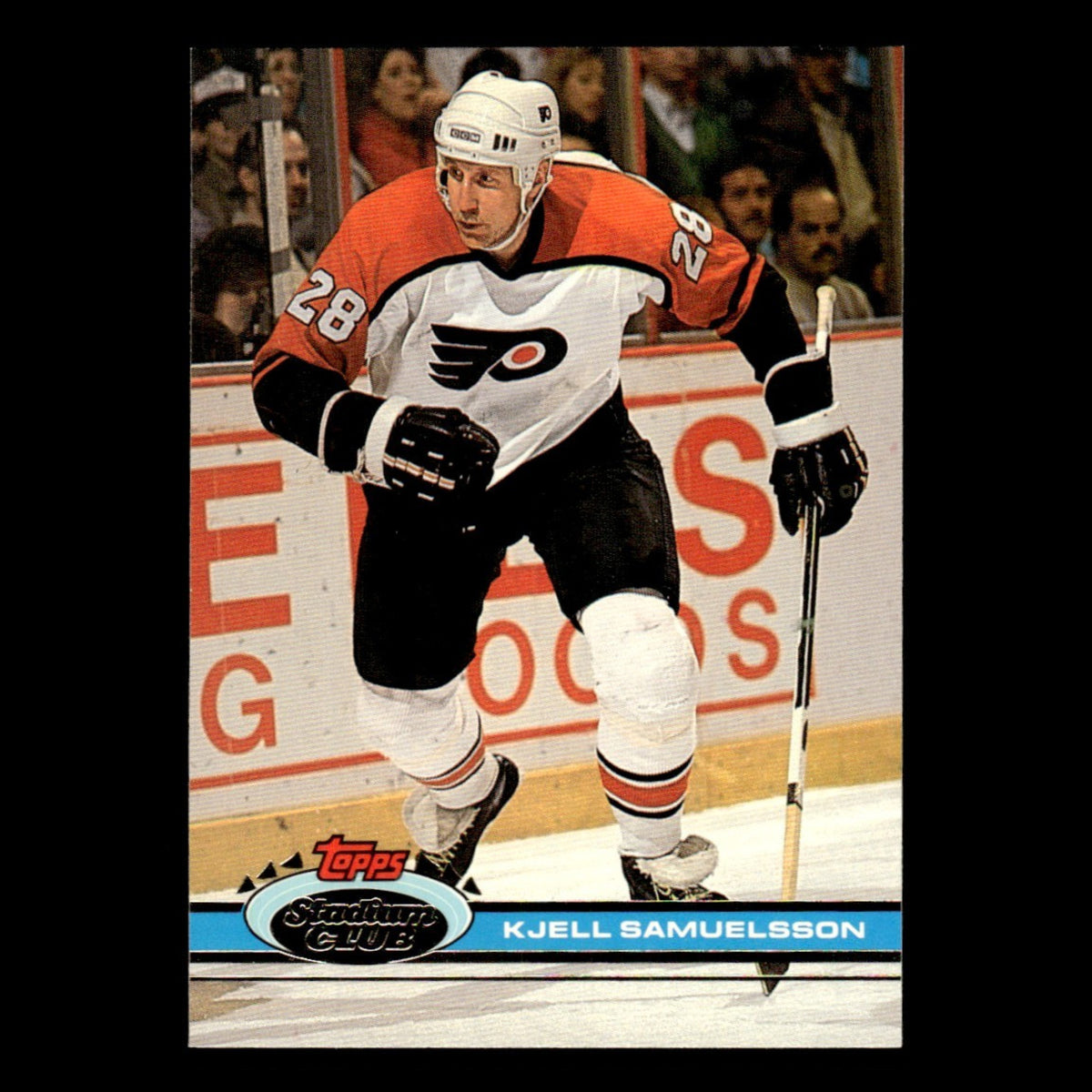 Kjell Samuelsson #70 1991 Stadium Club Philadelphia Flyers Hockey Card NHL NM