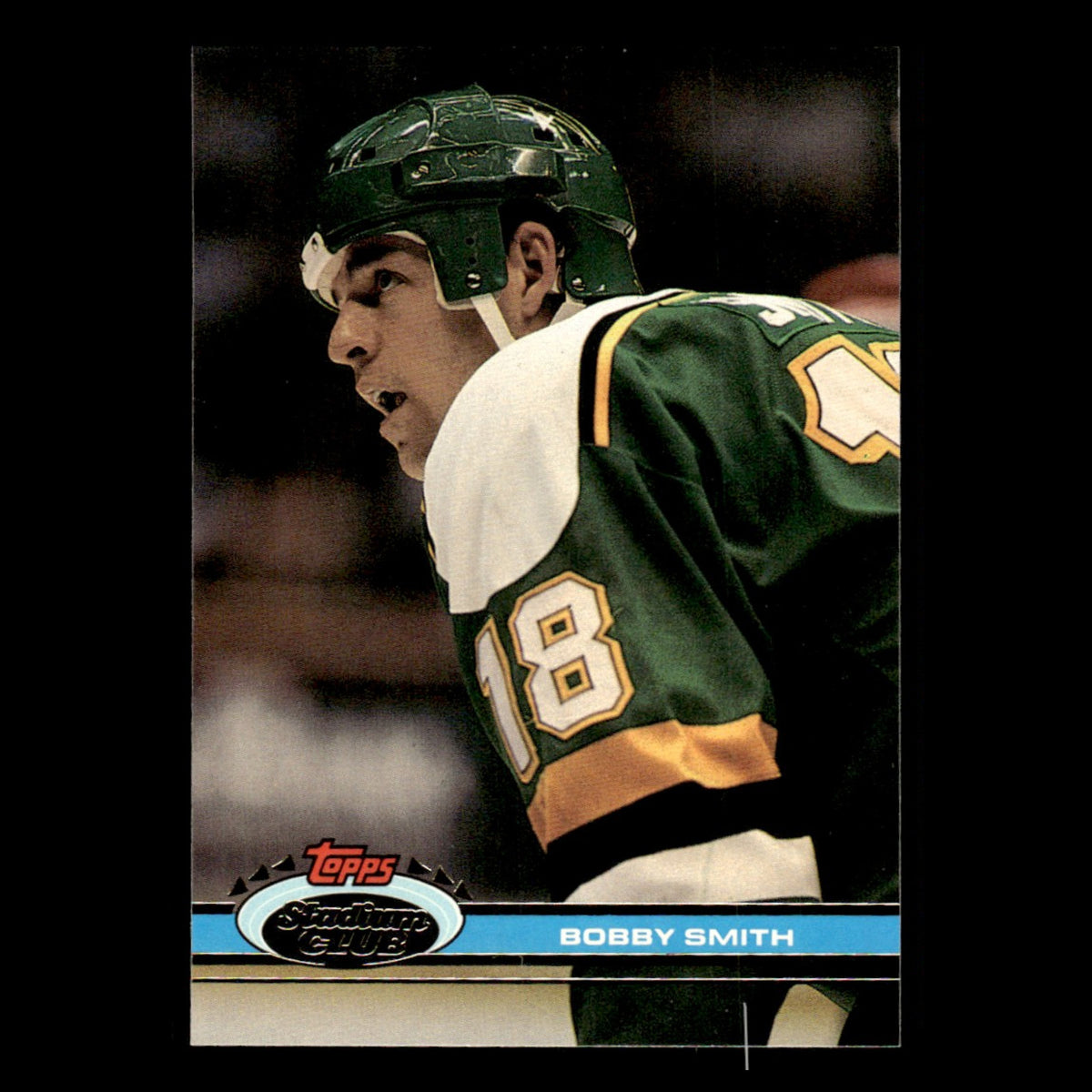 Bobby Smith #25 1991 Stadium Club Minnesota North Stars Hockey Card NHL NM