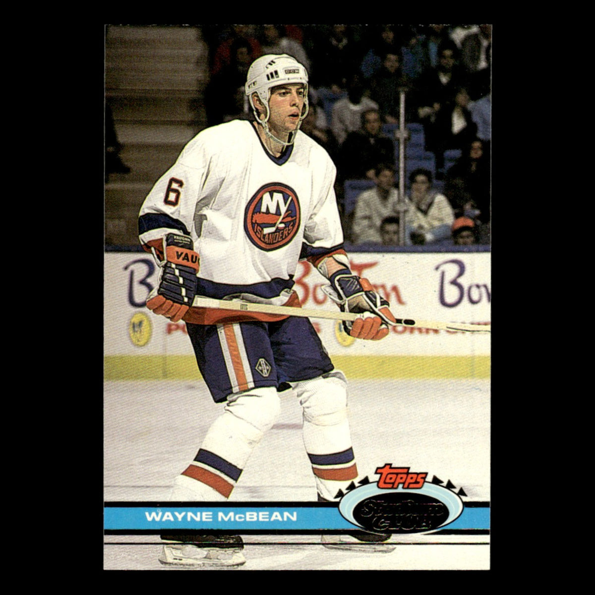 Wayne McBean #353 1991 Stadium Club New York Islanders Hockey Card NHL NM