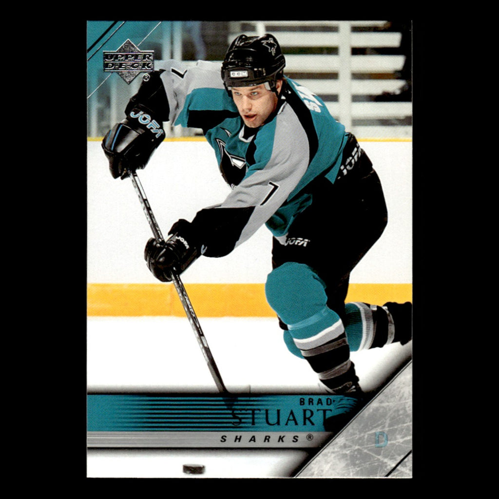 Brad Stuart #161.0 2005 Upper Deck San Jose Sharks Hockey Card NHL NM
