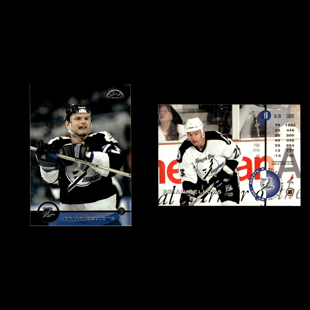 Brian Bellows #10 1996 Leaf Tampa Bay Lightning Hockey Card NHL NM