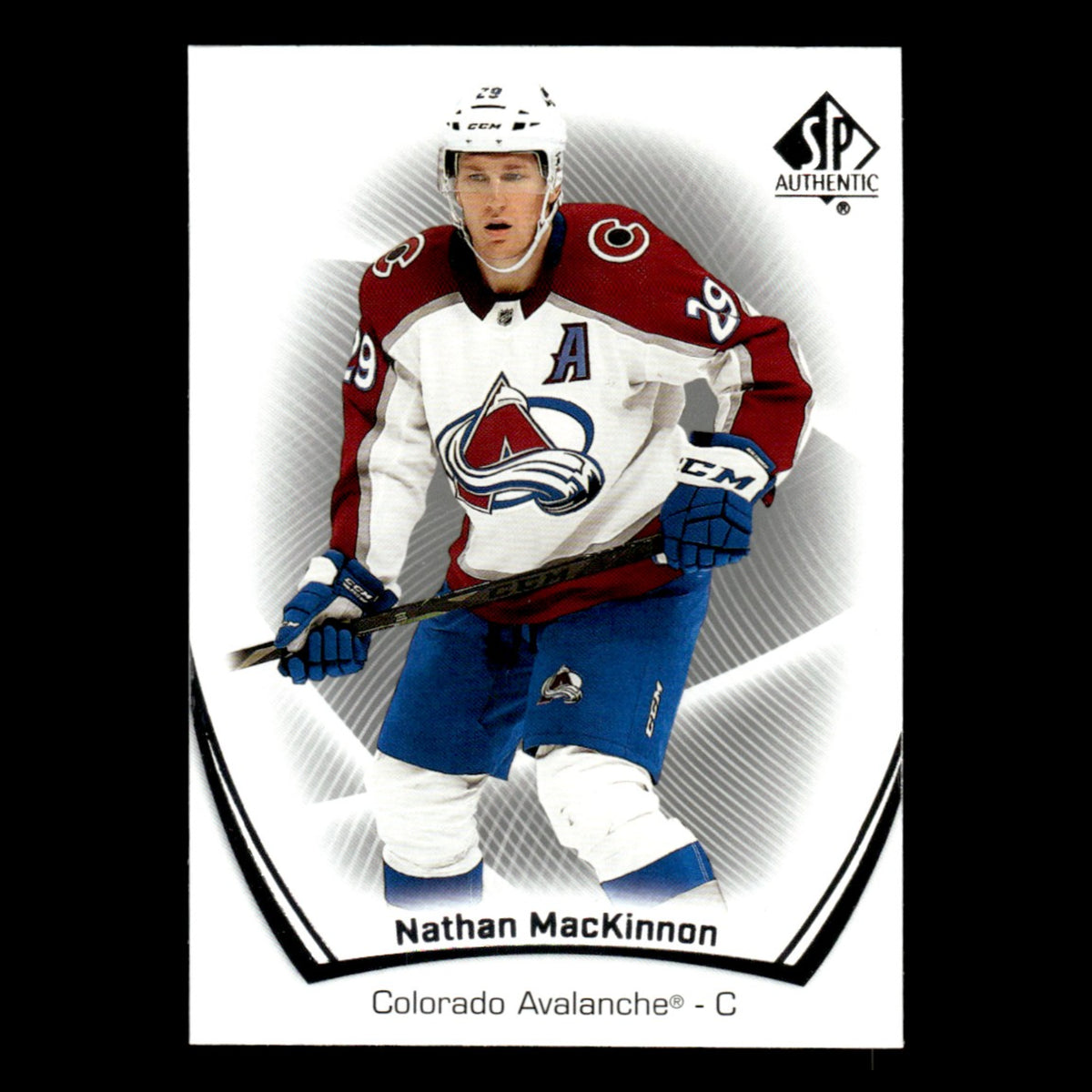Nathan MacKinnon #75.0 2021 Upper Deck SP Authentic Colorado Avalanche Hockey NM
