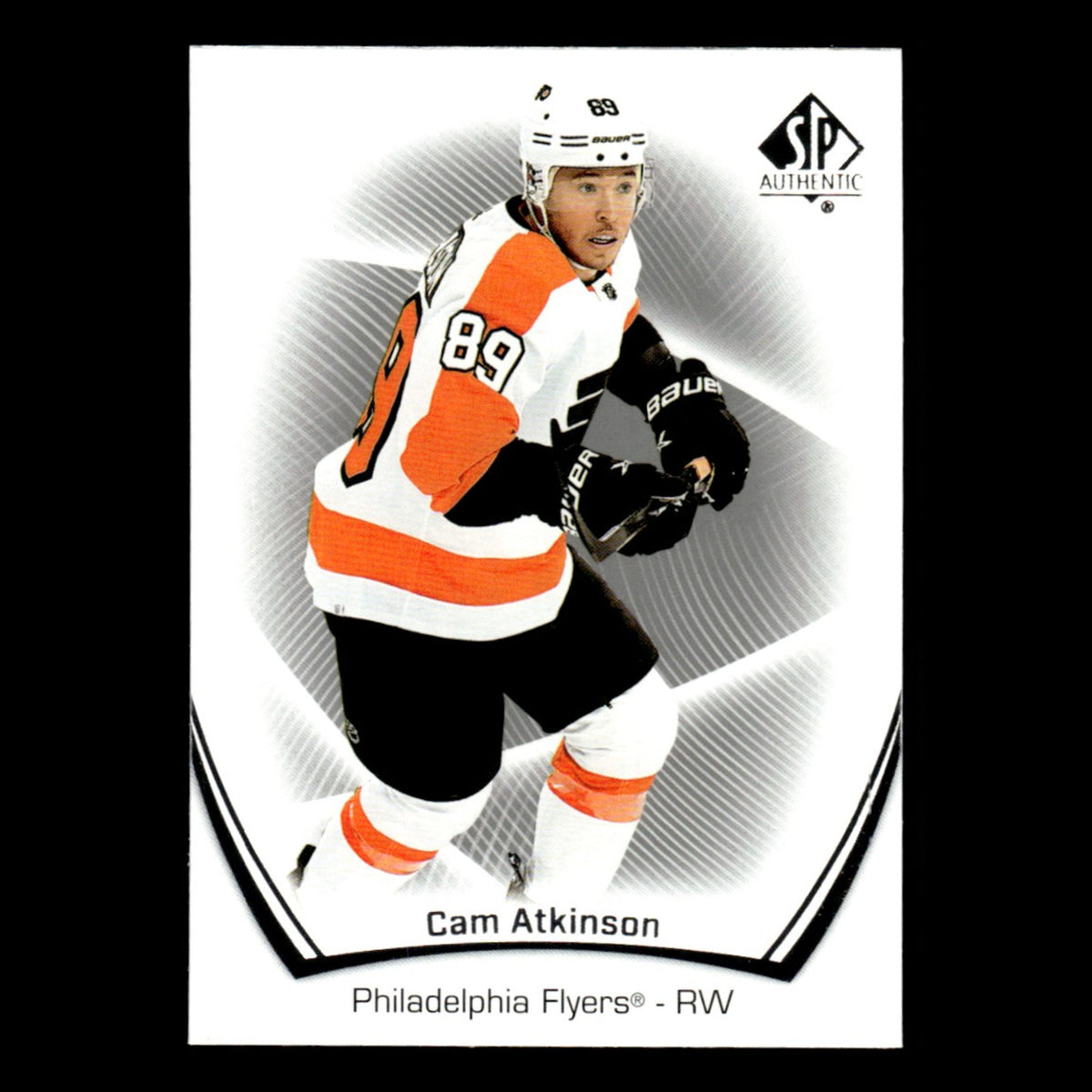 Cam Atkinson #98.0 2021 Upper Deck SP Authentic Philadelphia Flyers Hockey Card