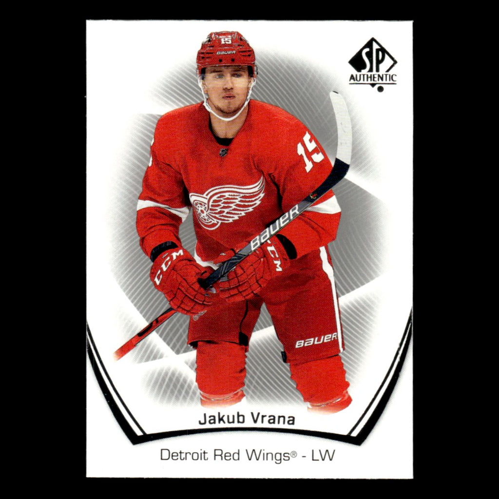 Jakub Vrana #13.0 2021 Upper Deck SP Authentic Detroit Red Wings Hockey Card NHL