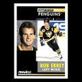 Bob Errey #257.0 1991 Pinnacle Pittsburgh Penguins Hockey Card NHL NM