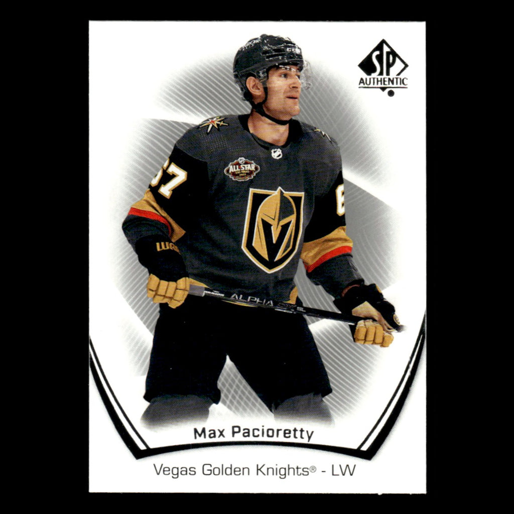 Max Pacioretty #68.0 2021 Upper Deck SP Authentic Vegas Golden Knights Hockey NM
