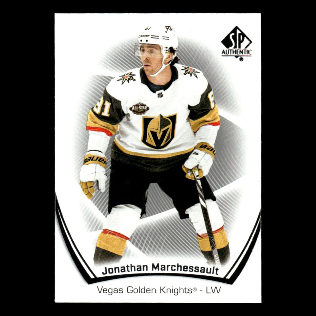 Jonathan Marchessault #63.0 2021 Upper Deck SP Authentic Vegas Golden Knights NM