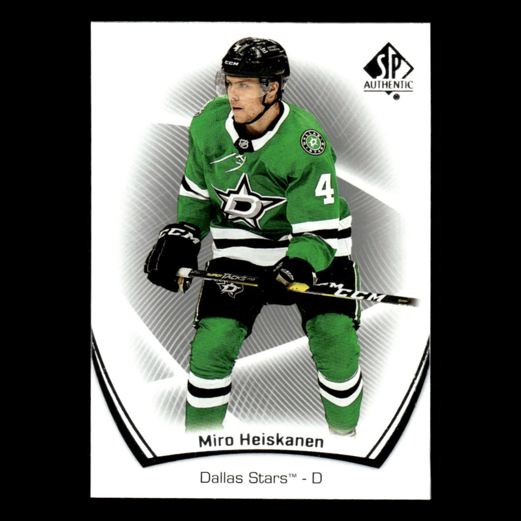 Miro Heiskanen #20.0 2021 Upper Deck SP Authentic Dallas Stars Hockey Card NHL