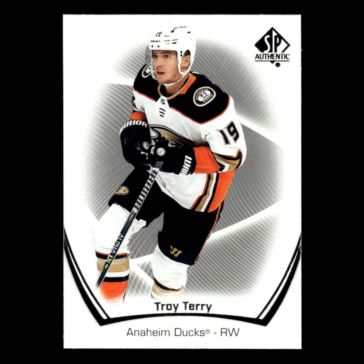 Troy Terry #22.0 2021 Upper Deck SP Authentic Anaheim Ducks Hockey Card NHL NM