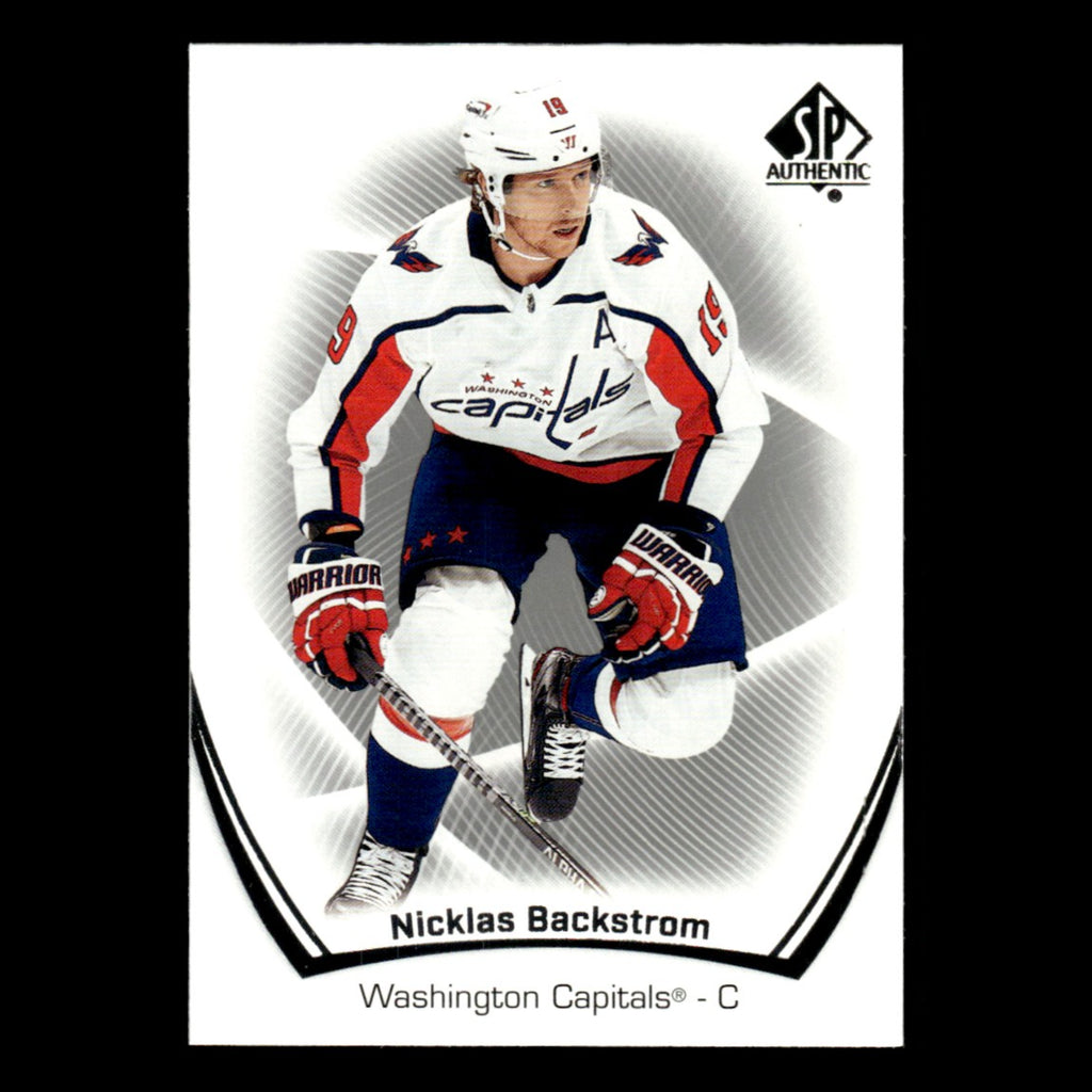 Nicklas Backstrom #80.0 2021 Upper Deck SP Authentic Washington Capitals Hockey