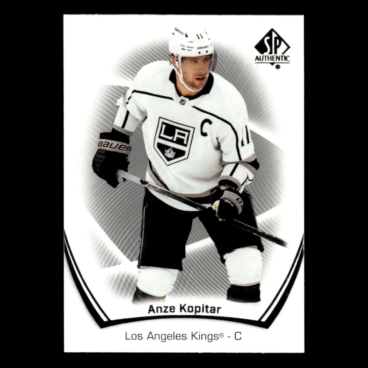 Anze Kopitar #84.0 2021 Upper Deck SP Authentic Los Angeles Kings Hockey Card NM