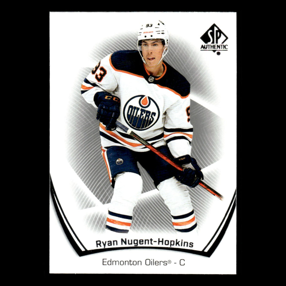 Ryan Nugent-Hopkins #31.0 2021 Upper Deck SP Authentic Edmonton Oilers Hockey NM