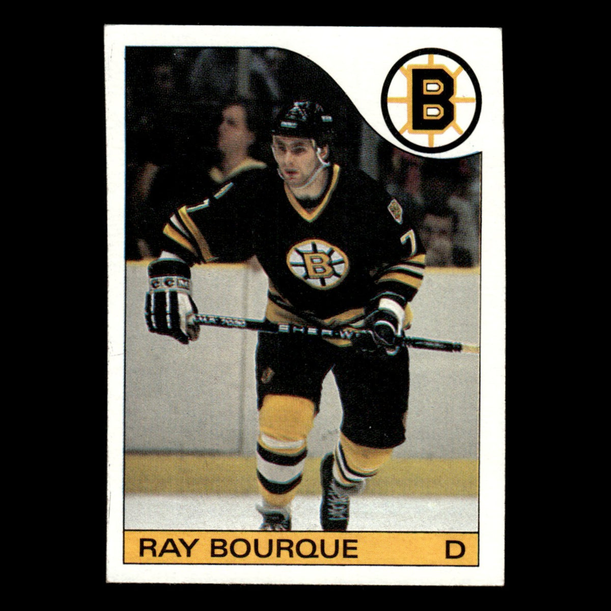 Ray Bourque #40 1985 Topps Boston Bruins Hockey Card NHL NM
