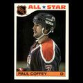 Paul Coffey #4 1985 Topps Sticker Inserts Edmonton Oilers Hockey Card NHL NM
