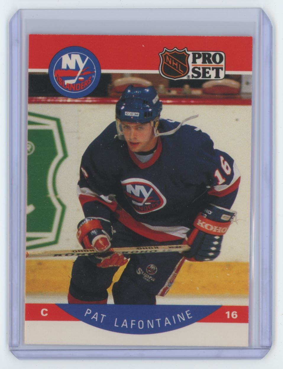 1990-91 Pro Set NHL Pat LaFontaine . New York Islanders #186