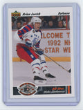 1991-92 Upper Deck Brian Leetch . New York Rangers #612