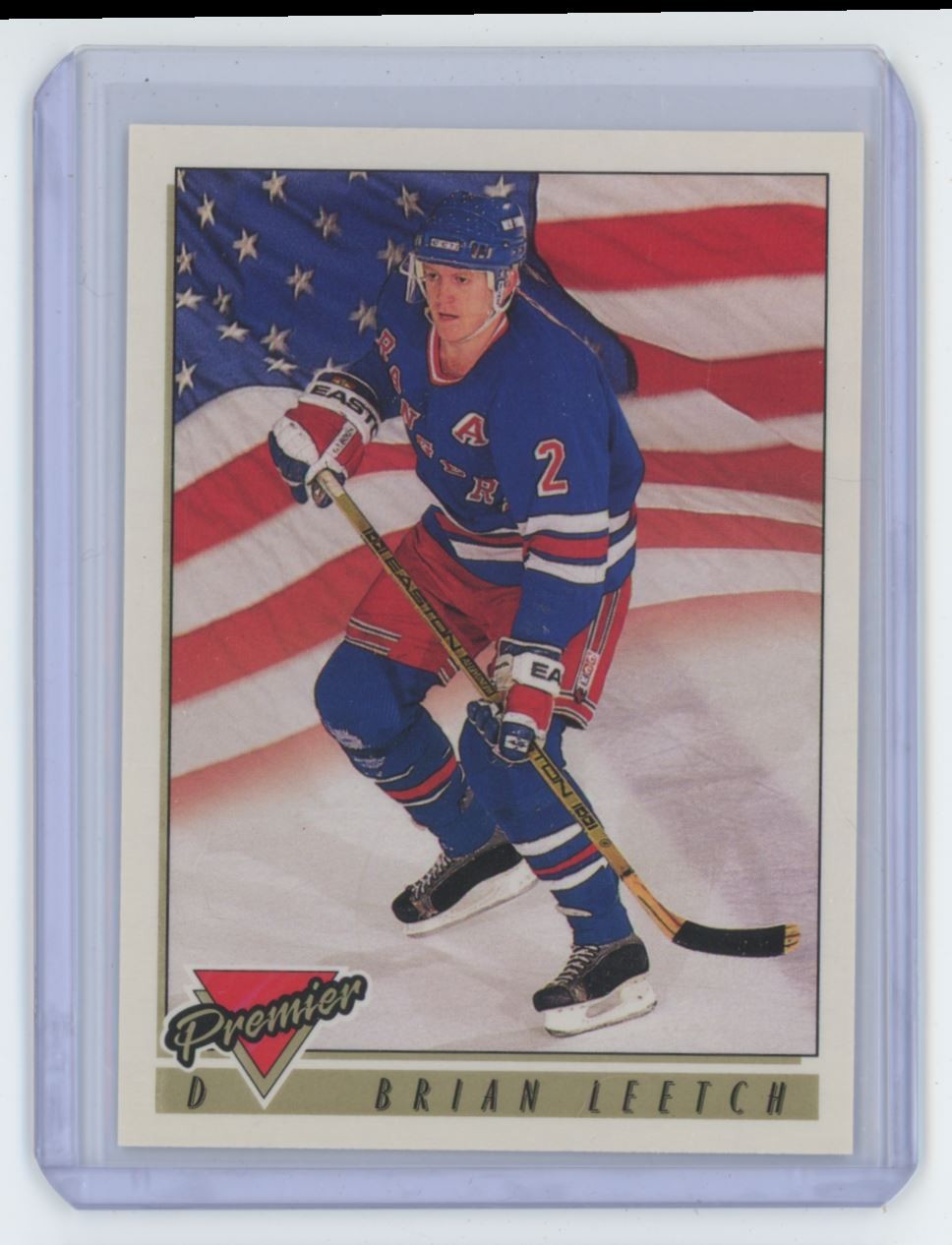 1993-94 Topps Premier Brian Leetch New York Rangers #505