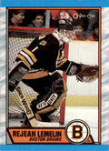 1989-90 O-PEE-CHEE REJEAN LEMELIN BOSTON BRUINS #40