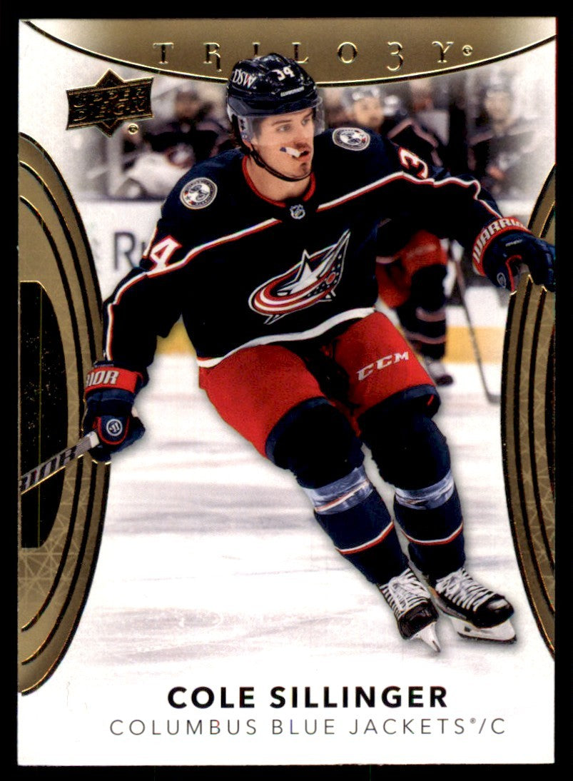 2022-23 Upper Deck Trilogy Cole Sillinger Hockey Card #15