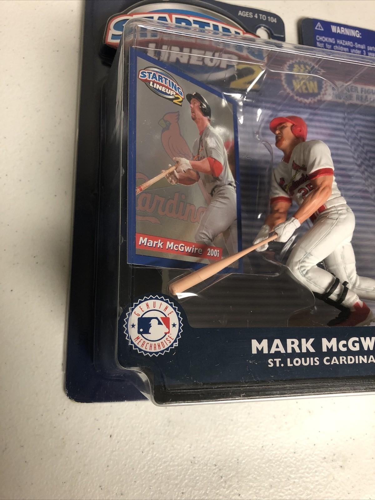 2001 HASBRO STARTING LINE UP 2 MARK MCGWIRE FIGURINE