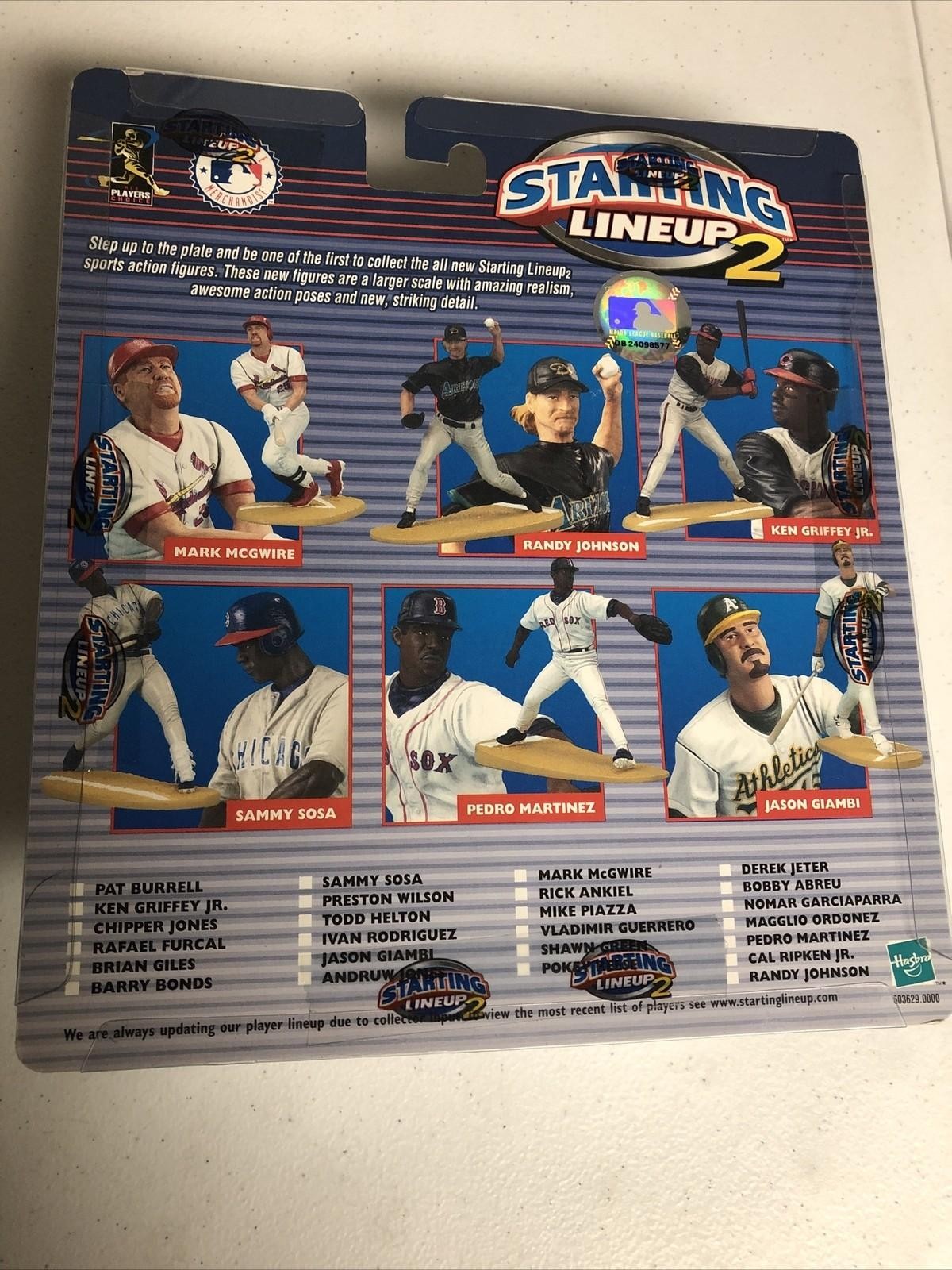 2001 HASBRO STARTING LINE UP 2 MARK MCGWIRE FIGURINE
