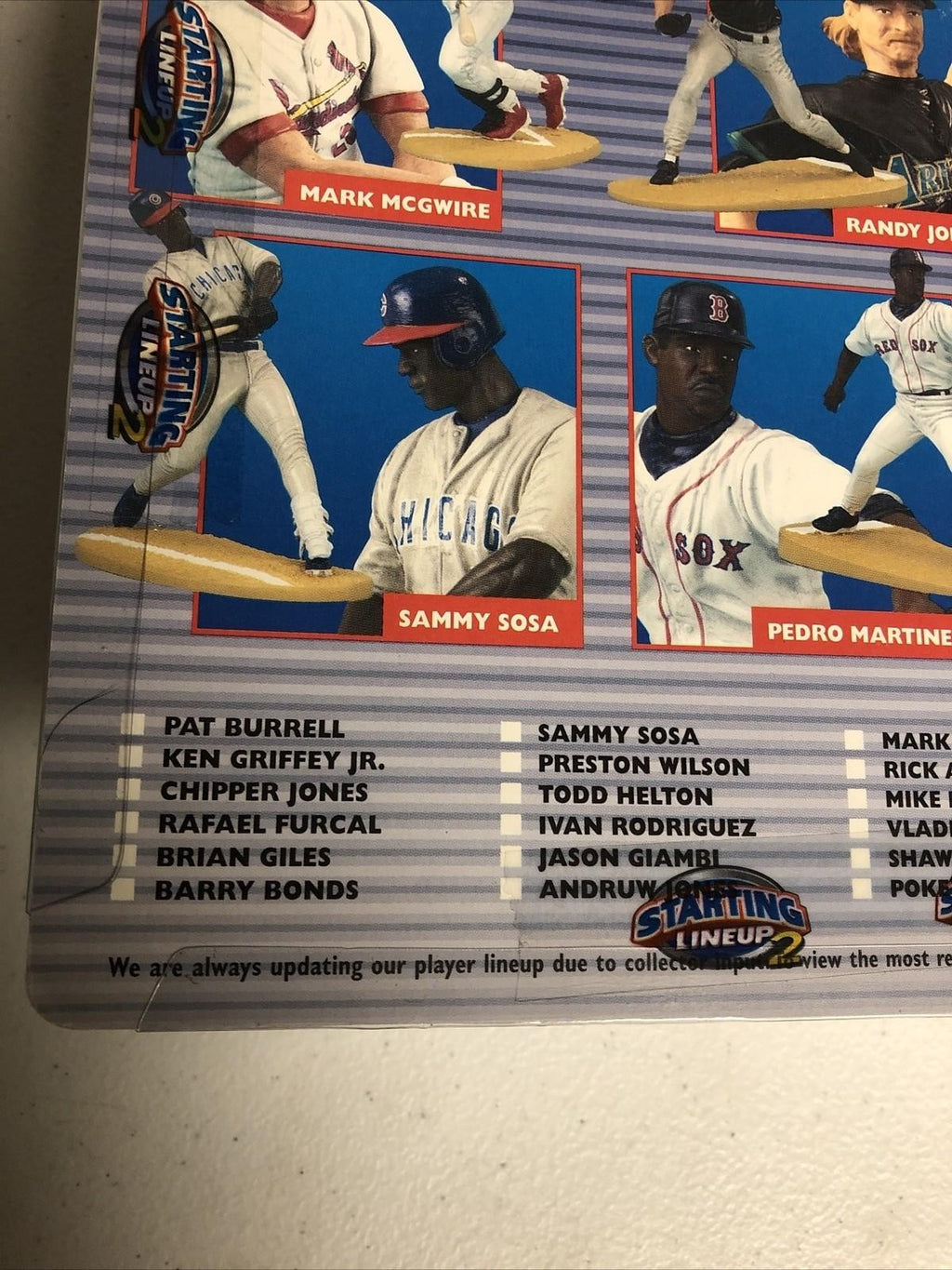 2001 HASBRO STARTING LINE UP 2 MARK MCGWIRE FIGURINE