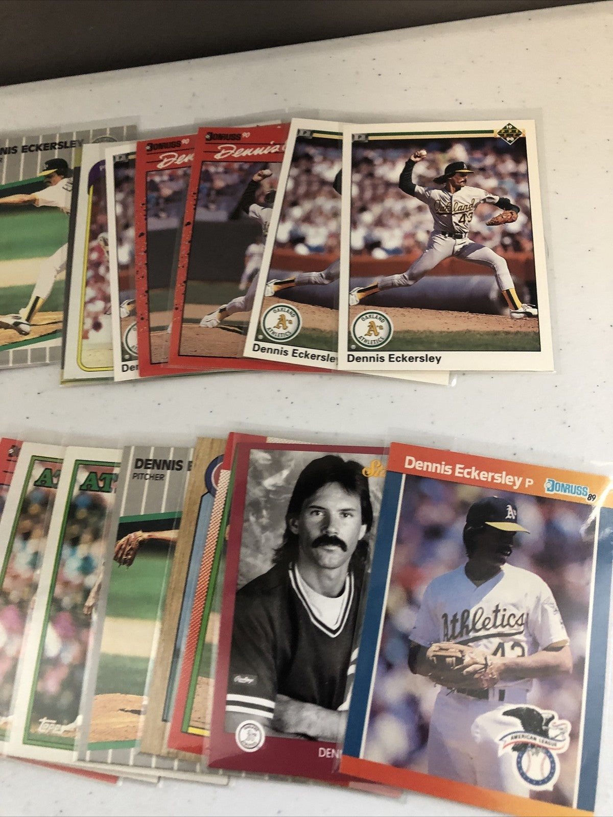 Dennis Eckersley Baseball card lot HOF 250+ cards