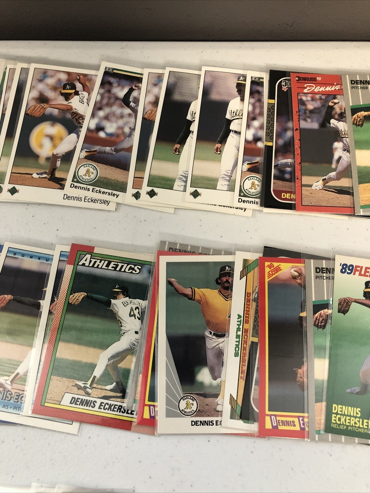 Dennis Eckersley Baseball card lot HOF 250+ cards